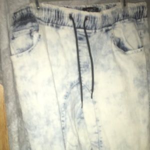 Blue Denim Stretch Jeggings